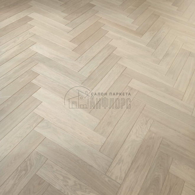 Паркет ёлка Brinel Английская ёлка Дуб Nugat Дуб Nugat 15х100х500 Классик - фото 2