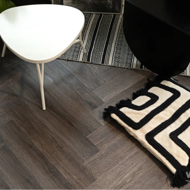 Кварц виниловый ламинат Vinilam Parquet Herringbone IS11211 Паркет Донателло - фото 3
