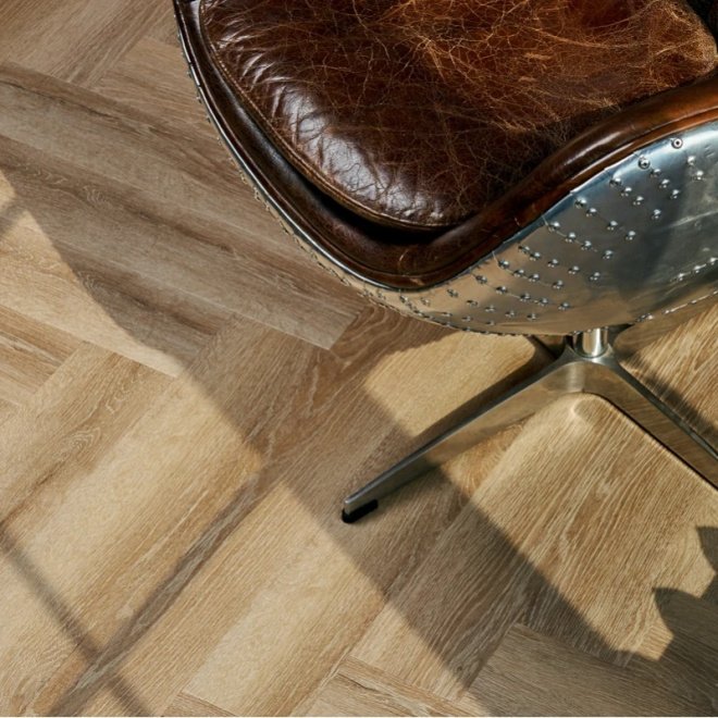 Кварц виниловый ламинат Vinilam Parquet Herringbone IS11166 Паркет Классический - фото 5