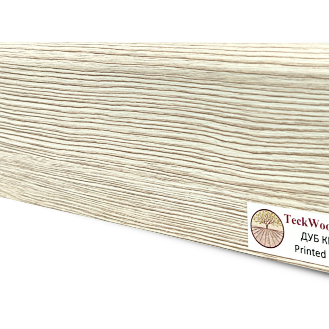 Плинтус TeckWood Цветной 75x16 Дуб Крем - фото 1