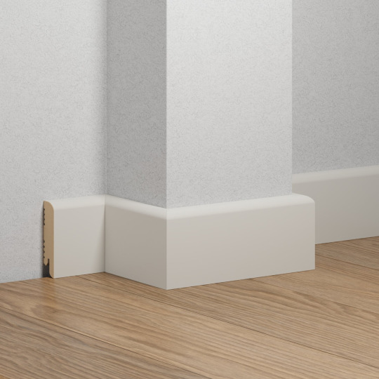 Плинтус Ликорн МДФ Цветной K-02 Светло-серый - фото 2