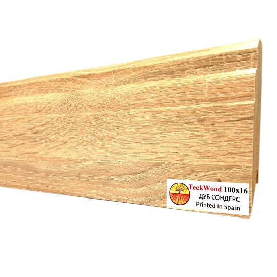 Плинтус TeckWood Цветной 100х16 Дуб Сондерс (Oak Sonders) - фото 2