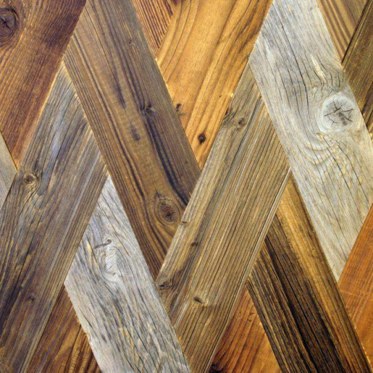 Стеновые панели Flitch Деревянная плитка Шеврон - фото 1