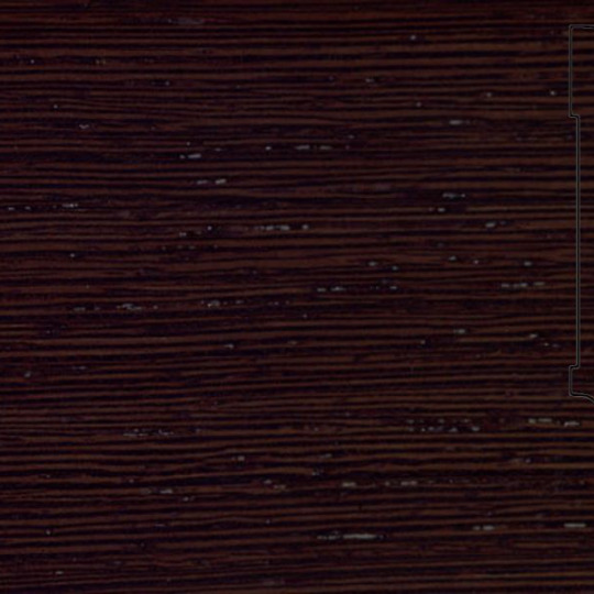 Плинтус Pedross 70х15 шпонированный - Венге ориджинал - фото 1