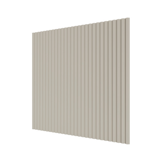 Стеновые панели Ликорн Полосы Слоновая кость - фото 2