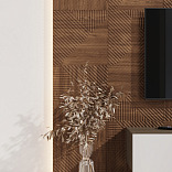 Стеновые панели Ликорн Пирамида Орех темный - 1