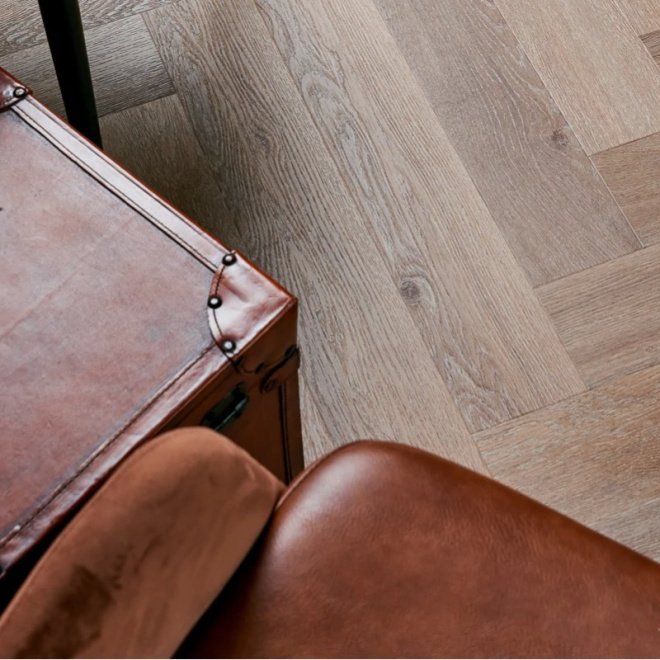 Кварц виниловый ламинат Vinilam Parquet Herringbone IS11199 Паркет Венецианский - фото 3