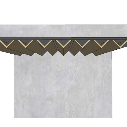 Лайтбрус Finitura Dekor 2-х сторонний шпонированный Дуб 2-х сторонний шпонированный Дуб 40х40х2800 Без покрытия - фото 2