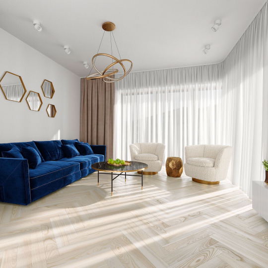 Паркет ёлка Esta Parket Herringbone 24007 Ash HB Elegant Nordic Extra Matt - фото 2