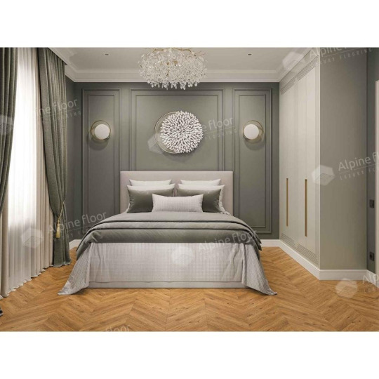 Кварц виниловый ламинат Alpine Floor Chevron Alpine ECO 18-16 MC Tesoro
- фото 3