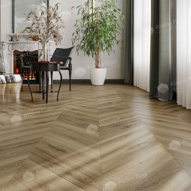 Кварц виниловый ламинат Alpine Floor Chevron Alpine ECO 18-14 MC Вайпуа

5 мм - фото 4