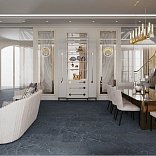 Кварц виниловый ламинат Vinilam Ceramo Stone 91909 Ионический Мрамор
 - 5