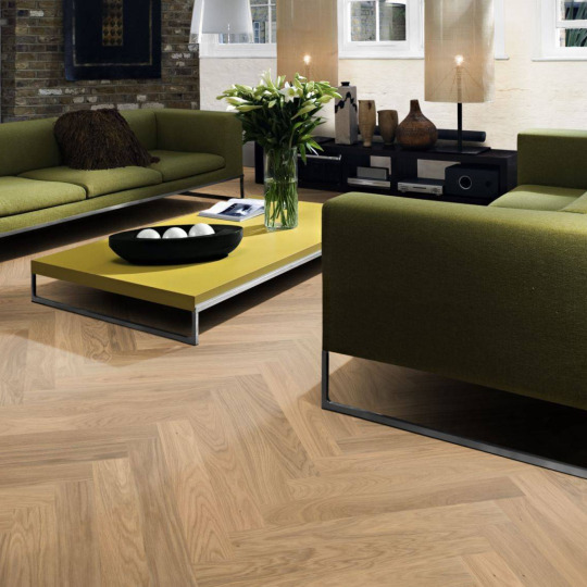 Паркет ёлка Kahrs Kahrs Дуб АВ под белым маслом - фото 2