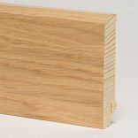 Плинтус Pedross 80х18 шпонированный - Дуб белёный - 