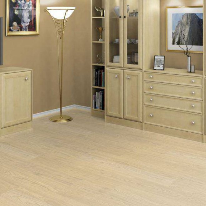 Пробковый пол Corkstyle Wood Oak Crème Oak Creme 6x305x915 Клеевое - фото 4