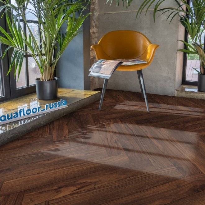 Кварц виниловый ламинат Aquafloor Parquet+ AF6025PQN+ - фото 3