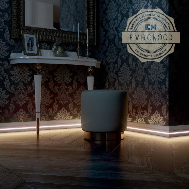 Плинтус Evrowood Evrowood PN 120 led - фото 3