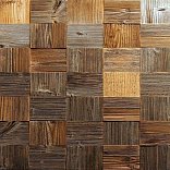 Стеновые панели Flitch Деревянная плитка Шашки Шашки 5-10х100х100 - 4