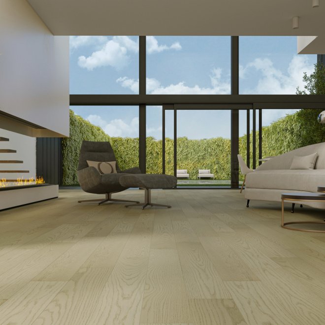 Кварц виниловый ламинат Quartz Parquet Классик 414 Дуб Шампань - фото 3
