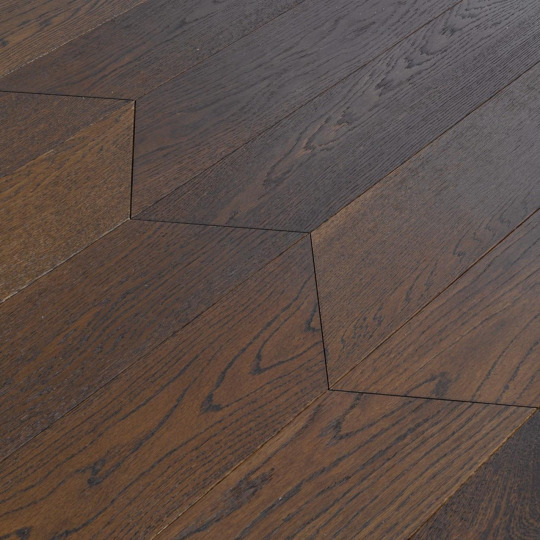 Паркет ёлка Marco Ferutti Louvre Дуб Meteora Brown АВC - фото 1