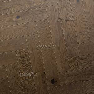 Инженерная доска Greenline Ёлка Оптимум  906 Дуб Энергия 520x125x12