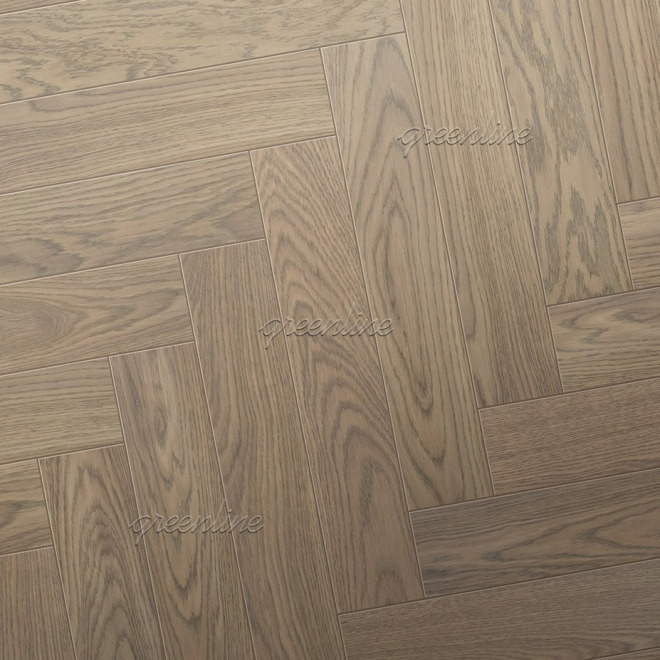 Паркет ёлка Greenline  825 Дуб Космо английская 825 Дуб Космо английская 15х130х600 - фото 1