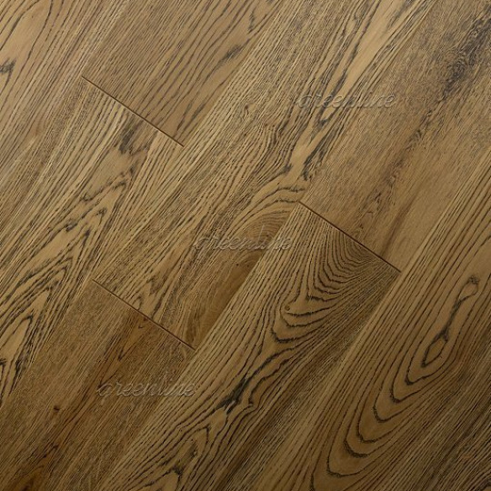 Массивная доска Greenline 711 Дуб Брайт711 Дуб Брайт 20х120х400-1700 Рустик - фото 1