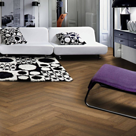 Паркет ёлка Kahrs Kahrs Дуб CD Копченый под маслом (Smoked oil) - фото 2