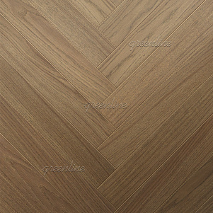 Паркет ёлка Greenline   801 Дуб Спейс 15х130х600