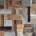 Стеновые панели Flitch Деревянная плитка Шашки Шашки 5-10х100х100 - 2