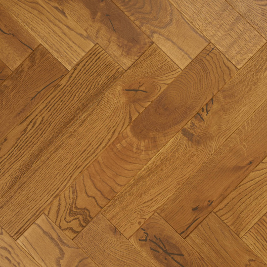 Паркет ёлка Golden Wood Дуб Шафран - фото 1