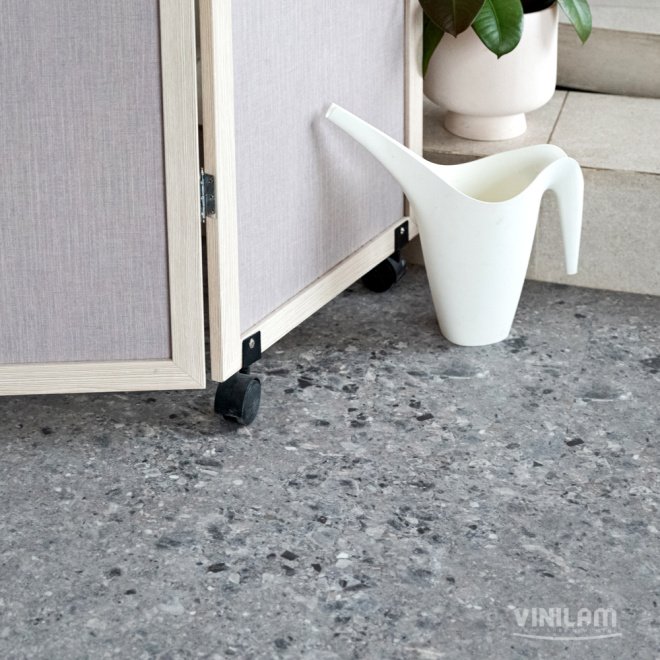 Кварц виниловый ламинат Vinilam Ceramo Stone Glue 71613 Терраццо клеевой - фото 5