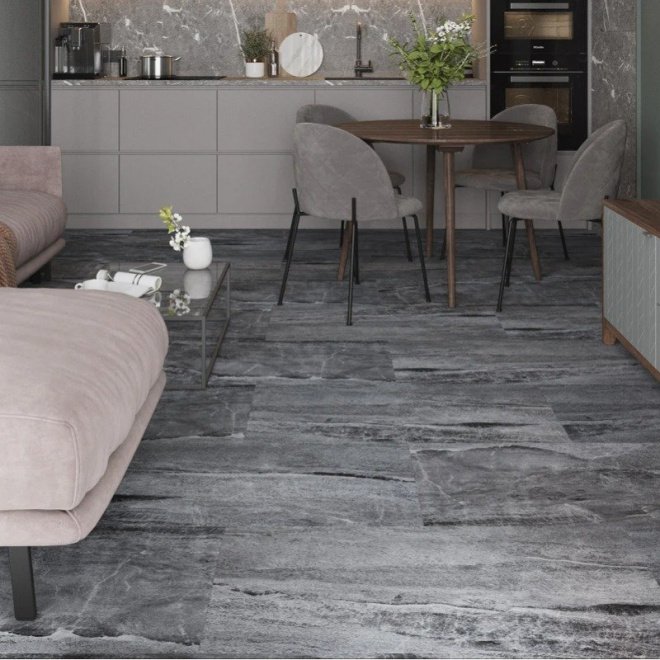 Кварц виниловый ламинат Vinilam Ceramo Stone 91906 Колумбийский Камень
 - фото 2