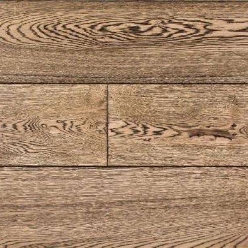 Инженерная доска Siberian Floors Дуб Белая ночь чёрная патина