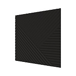 Стеновые панели Ликорн Пирамида Черная - 