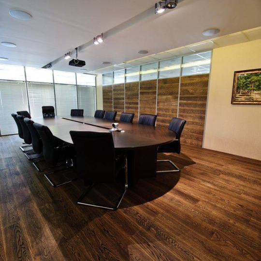 Массивная доска Amber Wood Amber Wood Дуб КоттеджДуб Коттедж 18х120х300-1800 - фото 1