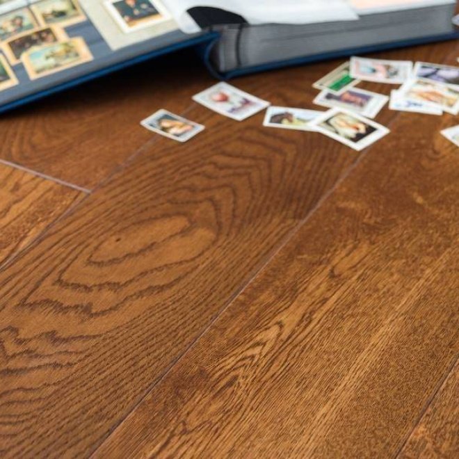 Паркетная доска Tenfor Prima Дуб Chestnut Дуб Chestnut 14х148х1860 - фото 6