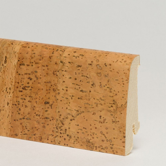 Плинтус Pedross 58х20 шпонированный - Пробка рустик - фото 1