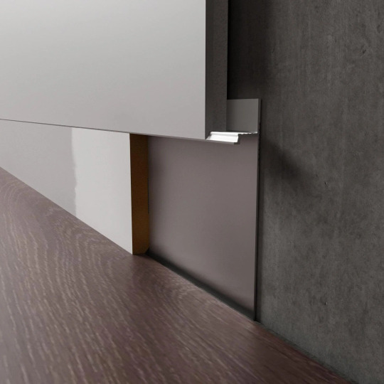 Плинтус Luxury Wood Decor Invisible™ Скрытый анодированный - фото 3