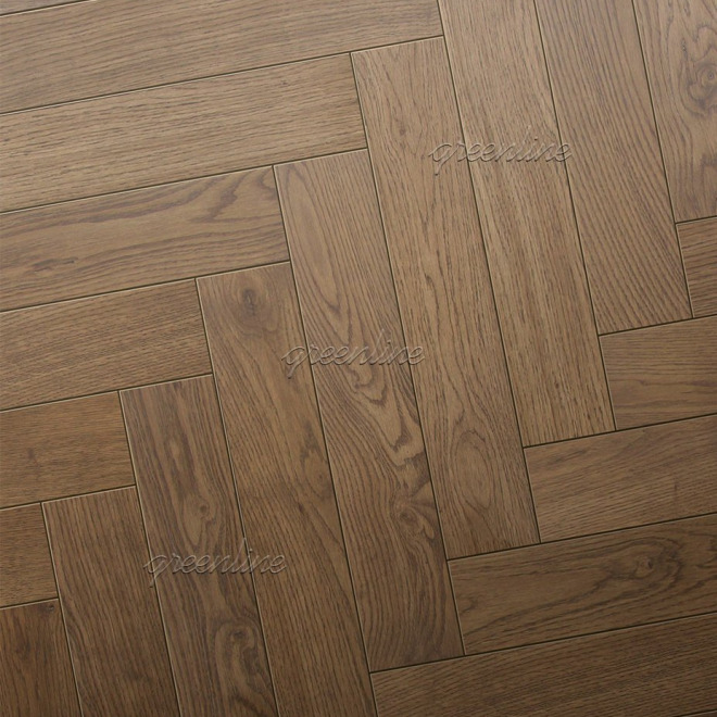 Паркет ёлка Greenline  717 Дуб Инсайт 717 Дуб Инсайт английская 12х100х600 - фото 1