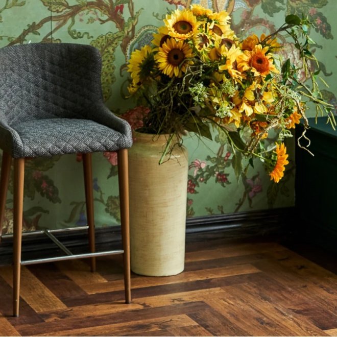 Кварц виниловый ламинат Vinilam Parquet Herringbone IS11155 Паркет Парижский - фото 8