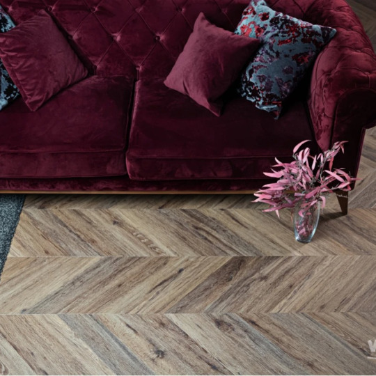 Кварц виниловый ламинат Vinilam Parquet Chevron I107516 Шеврон Лувр
- фото 5