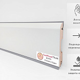 Плинтус TeckWood Цветной 75x16 Ферра - 