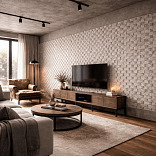 Стеновые панели Alpine Floor Soft Ceramic Tessera Bianca MTR-002PW - 