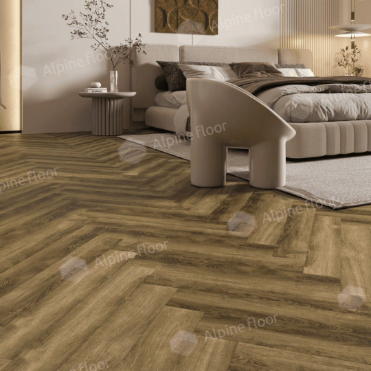 Ламинат Alpine Floor Herringbone 8 Pro Herringbone 8 Pro Дуб Марсель LF102-09 - фото 2