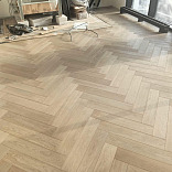 Паркет ёлка Brinel Английская ёлка Дуб Nugat Дуб Nugat 15х100х500 Классик - 