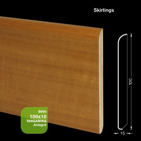 Плинтус Tecnorivest Tecnorivest Махагон - фото 7