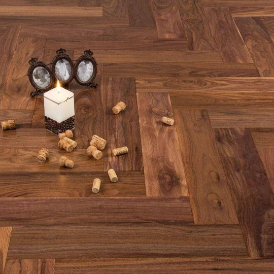 Паркет ёлка Marco Ferutti Hermitage Hermitage Орех Американский Hermitage Орех Американский 15х122х610 ABC - фото 4