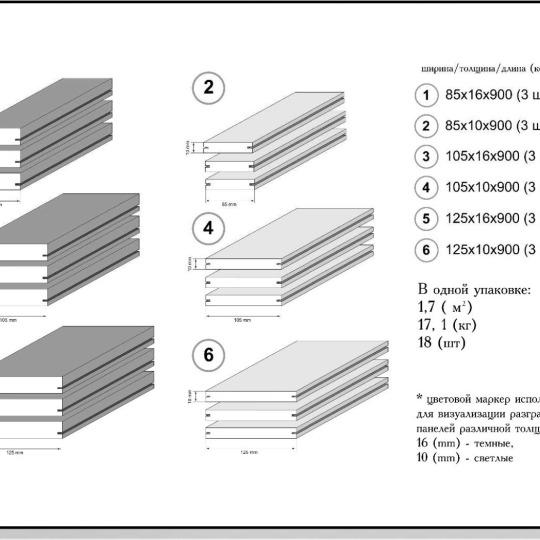 Стеновые панели Finitura Dekor окрашенные МДФ FD RAL, NCS или по образцу - фото 10