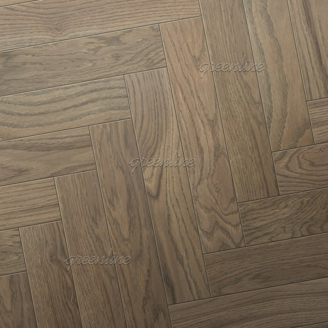 Паркет ёлка Greenline  829 Дуб Хайтек английская 829 Дуб Хайтек английская 15х110х600 - фото 1